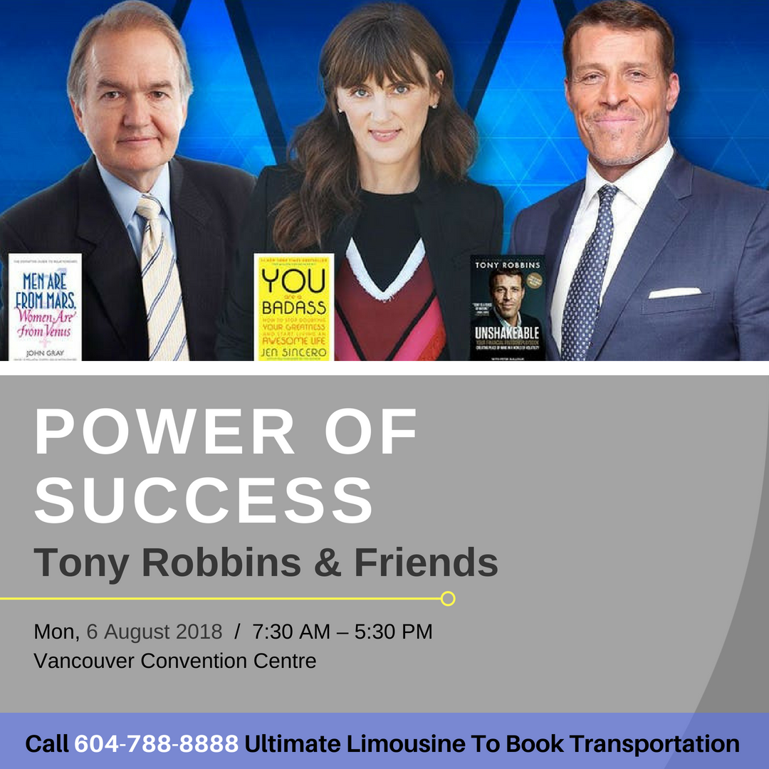 Vancouver Convention Center Limo - Tony Robbins Vancouver