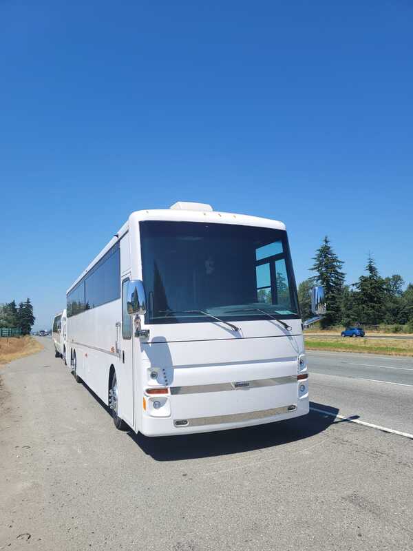 50 Passenger Party bus rental in Vancouver BC - Ultimate Limousine